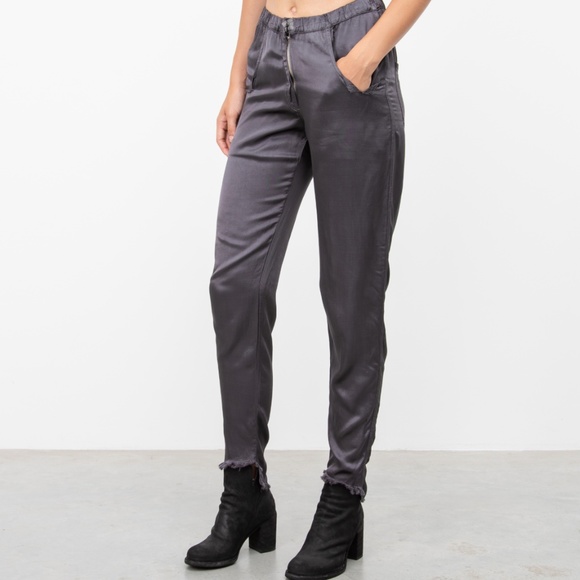 Women's Gray Skinny Pants - Picture 1 of 10